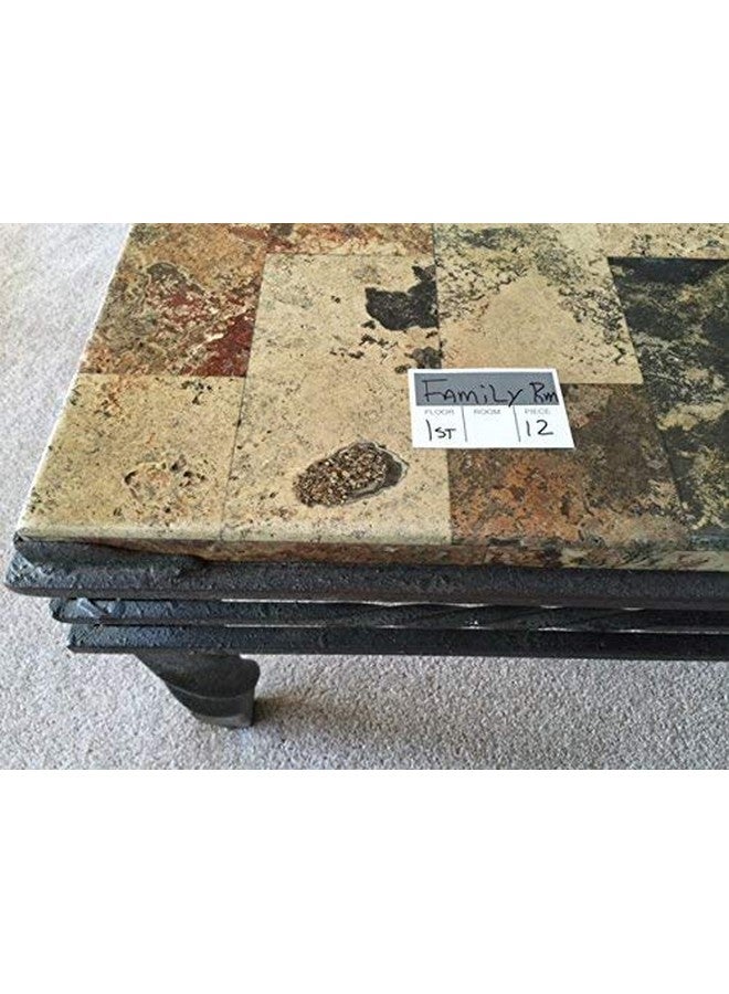 تاج-أه-روم ملصقات نقل الأثاث المرمزة بالألوان، ملصقات لوازم النقل، 120 قطعة - Image 4