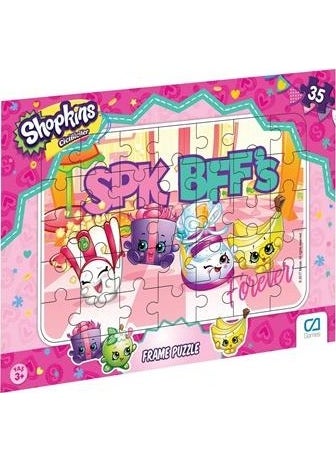 Games Frame Puzzle Shopkins Cicibiciler 35 Pieces 