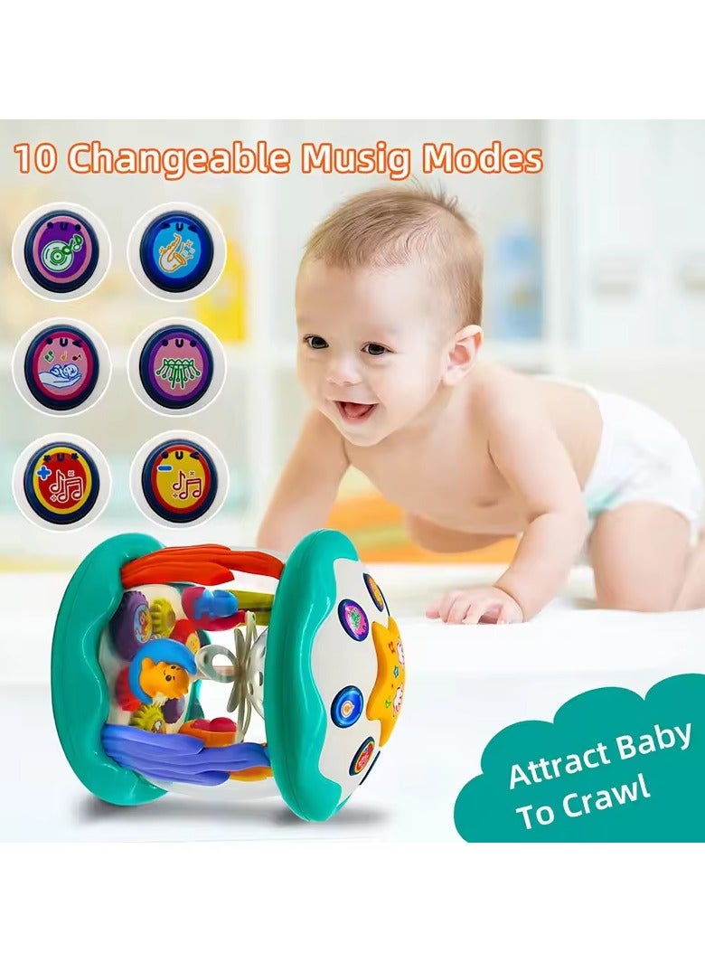 TOOLY Music Interest Animal World Toy, 4 Functions, Yellow and Teal, Imagination & creative(Size: 16 x 16 x 17 cm) - Image 5