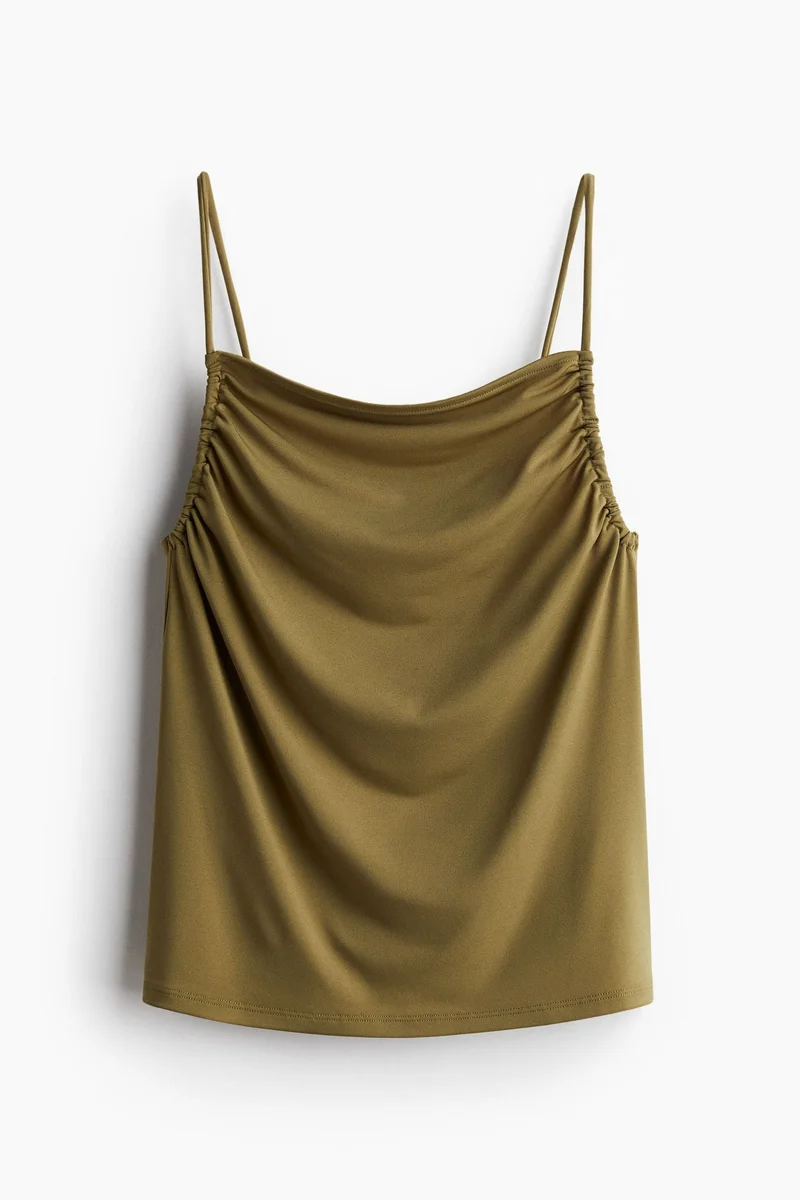 H&M Ruched strappy top