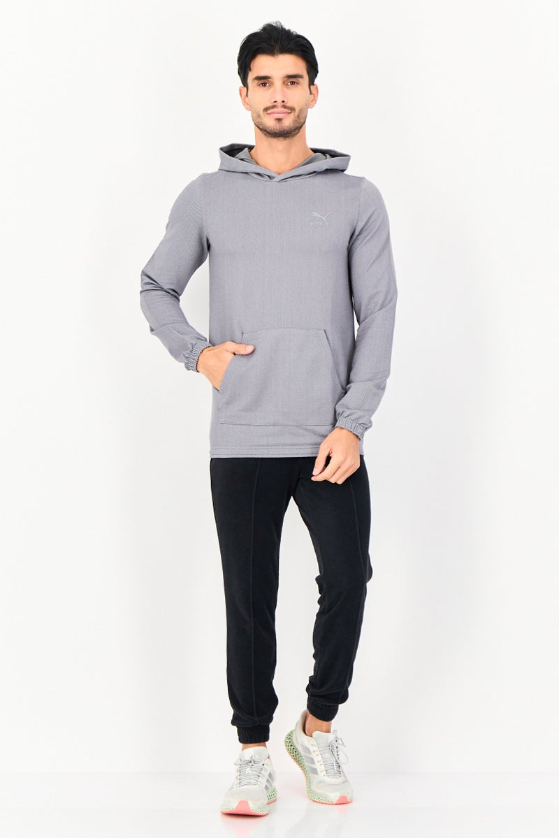 PUMA Men Sportswear Fit Long Sleeve Outdoor Hoodie, Dark Grey - Image 2