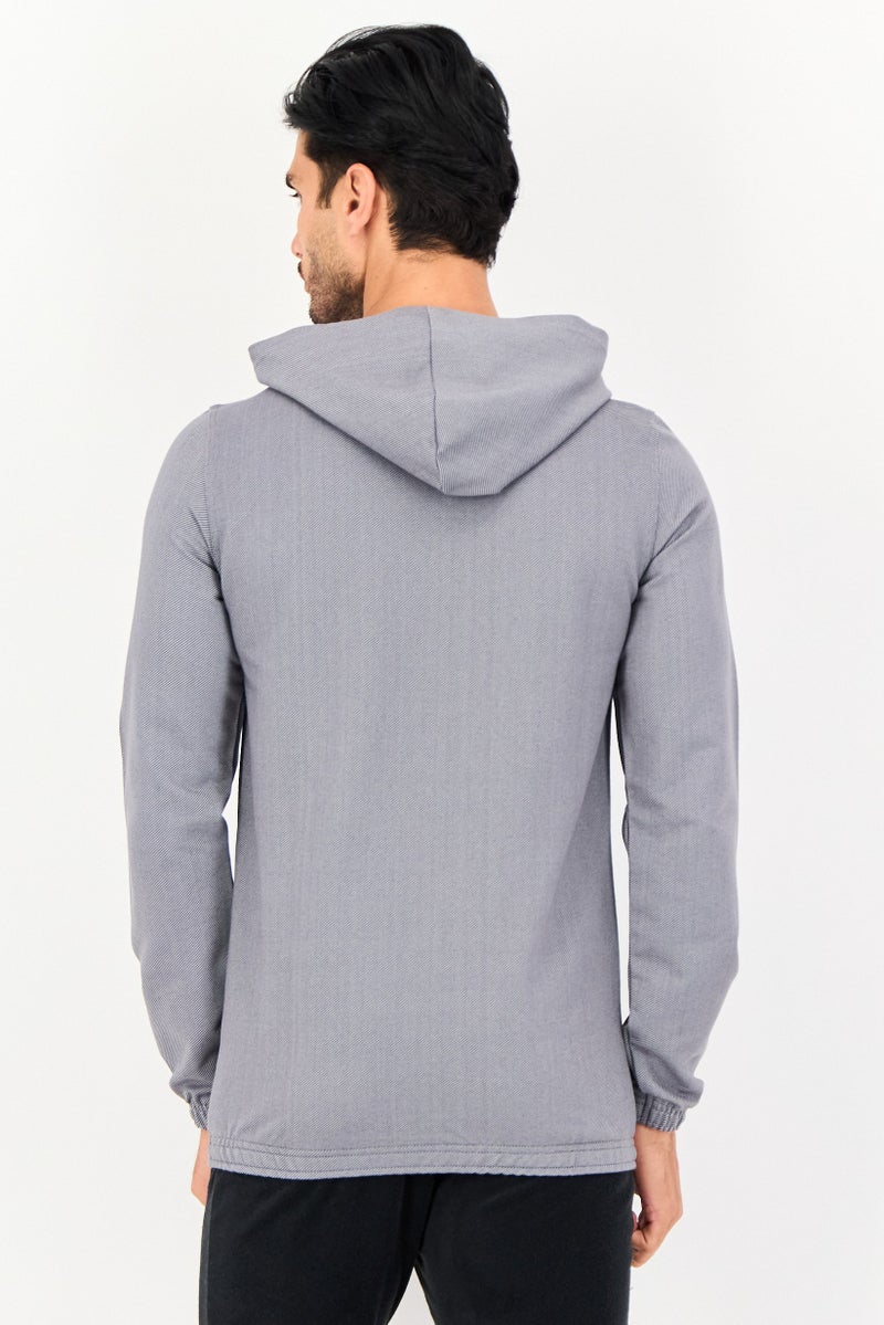 PUMA Men Sportswear Fit Long Sleeve Outdoor Hoodie, Dark Grey - Image 3