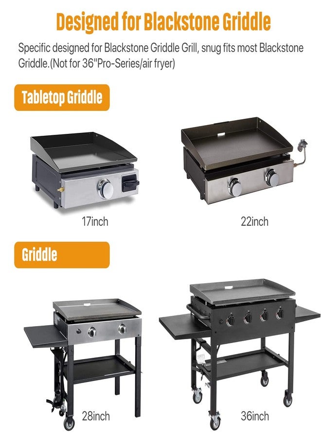 RUSFOL 3-in-1 Stainless Steel Griddle Caddy with Magnetic BBQ Utensil Strip and Paper Towel Holder for 28"/36" Blackstone Griddles,Space Saving BBQ Accessories Storage Box,Free from Drill&Easy install - Image 3