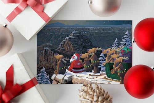 Stonehouse Collection| Grand Canyon Christmas Cards | 18 Western Cards & 19 Envelopes | Arizona Southwest Cards (Standard) - Image 4