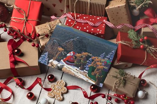 Stonehouse Collection| Grand Canyon Christmas Cards | 18 Western Cards & 19 Envelopes | Arizona Southwest Cards (Standard) - Image 2