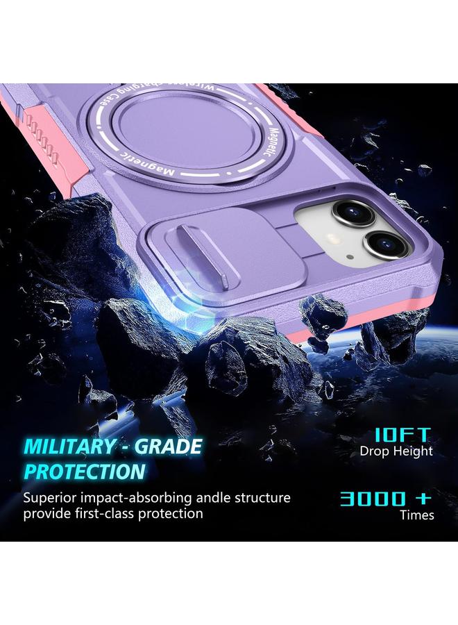 S-TOP Case For iPhone 12 Sliding Camshield MagSafe Holder TPU Hybrid PC Phone Case - Image 5