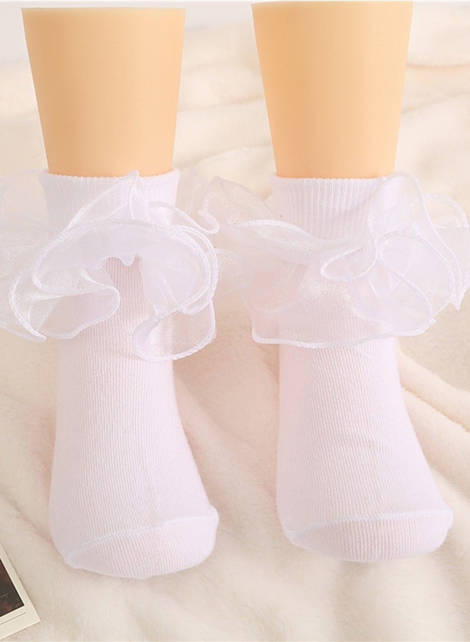جوارب الأطفال صيفية رقيقة جوارب الأطفال مريحة للغاية 4 أزواج - Image 2