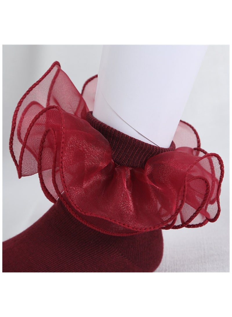 جوارب الأطفال صيفية رقيقة جوارب الأطفال مريحة للغاية 4 أزواج - Image 4