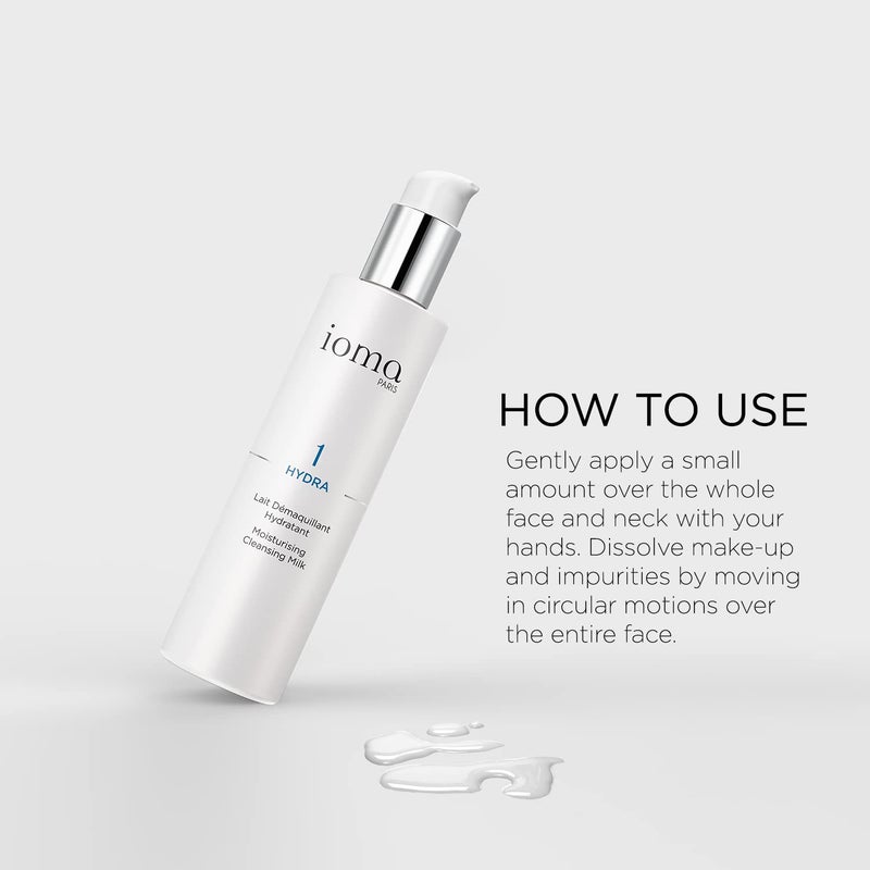 IOMA Paris Moisturizing Cleansing Milk. Hydrating and Cleansing Face Gel Removes Makeup and Moisturizes Skin (200 ml) - Image 4