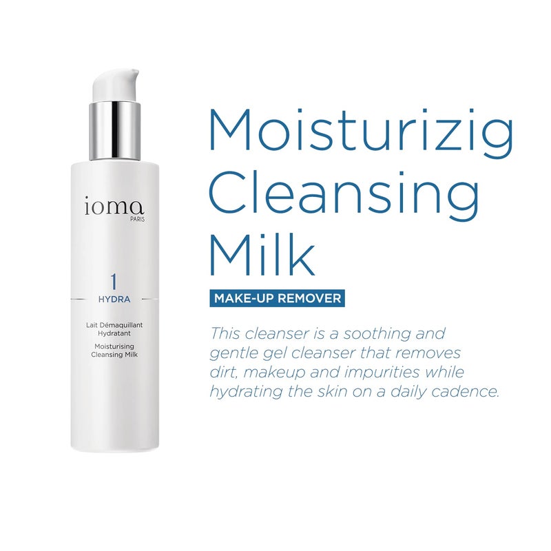 IOMA Paris Moisturizing Cleansing Milk. Hydrating and Cleansing Face Gel Removes Makeup and Moisturizes Skin (200 ml) - Image 2