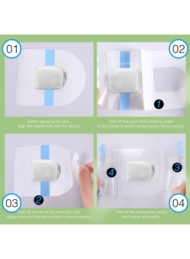 FDTY عبوة من 20 قطعة - لاصقات لاصقة - مثالية لـ Omnipod - أفضل أغطية لاصقة مقاومة للماء لأجهزة الاستشعار - ورق خلفي مقطوع مسبقًا - أفضل تثبيت طويل الأمد - Image 5