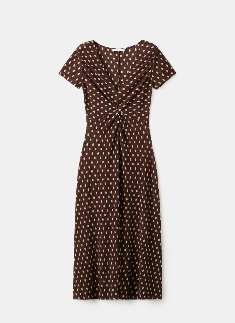 MANGO  Printed midi-dress for Women | Best Price UAE