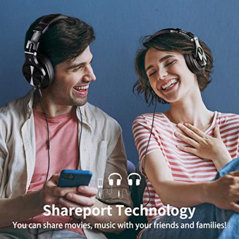 A71 Hi-Res Studio Recording Headphones - Wi Over Ear Headphones With Shareport, Professional Monitoring and Mixing Foldable Headphones With Stereo Sound - Image 4
