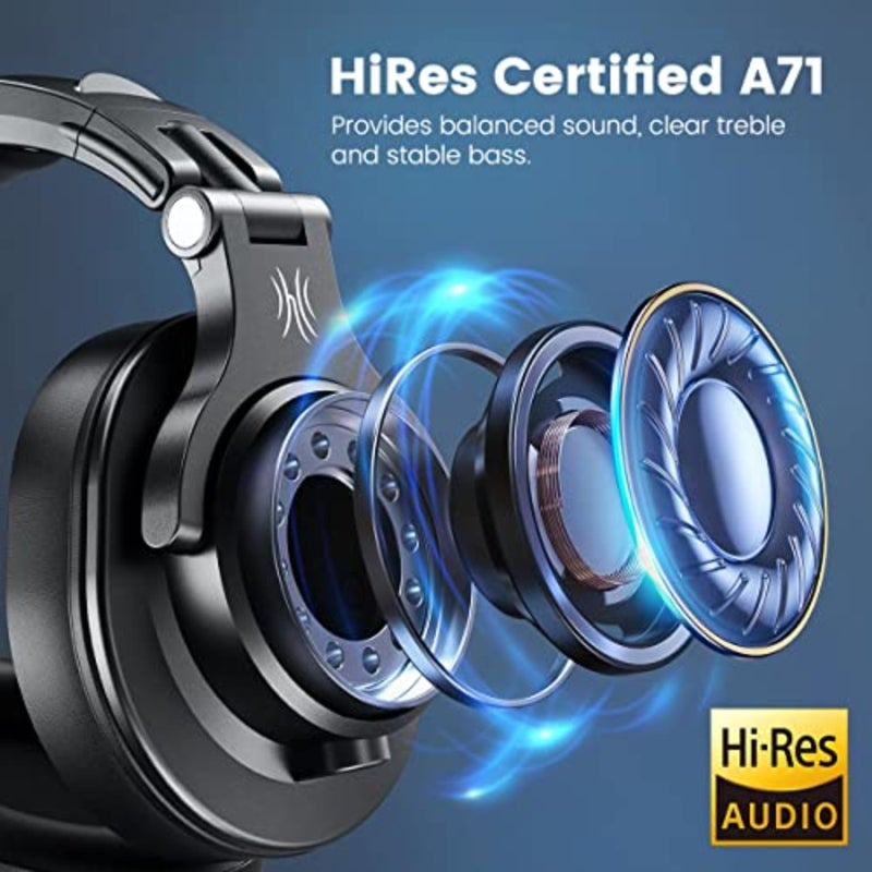 A71 Hi-Res Studio Recording Headphones - Wi Over Ear Headphones With Shareport, Professional Monitoring and Mixing Foldable Headphones With Stereo Sound - Image 2