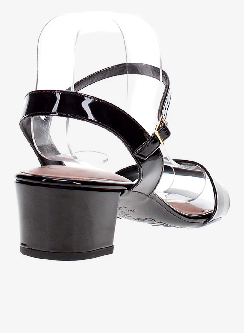 Beira Rio Black Mid Heel Sandals for Women – Stylish & Comfortable Footwear for Any Occasion for Women | Best Price UAE