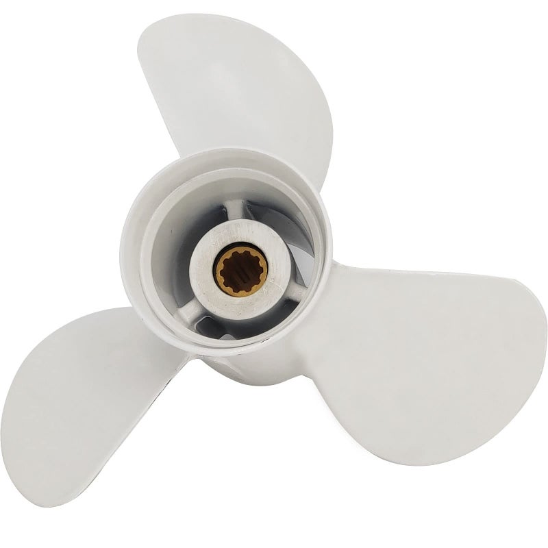 DLNIG 9 789F Boat Propeller for Yamaha for Yamaha Outboard Engines 20HP 25HP 30HP F25 Replace 6644594101EL10 Spline Tooth Aluminum Outboard Propeller - Image 2