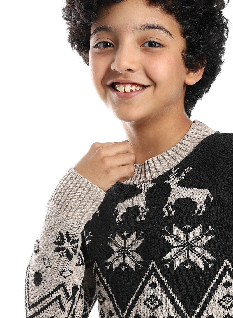 سيزار بلوفر أولادي صوف بتصميمات متعددة  - Image 3