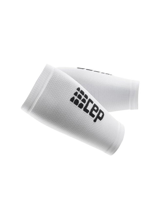 CEP (II, White/Black) - Forearm Support Compression Sleeves, Men & Women - Forearm Sleeves (Pair) - Image 1