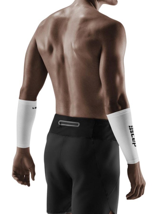 CEP (II, White/Black) - Forearm Support Compression Sleeves, Men & Women - Forearm Sleeves (Pair) - Image 3