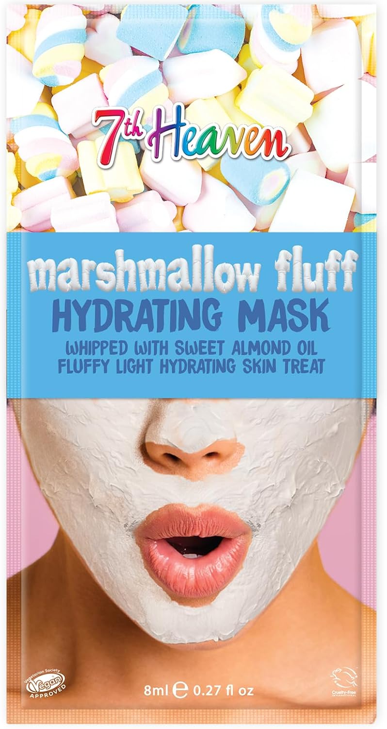 7th Heaven Marshmallow Fluff Peel Off Face Mask SweetScented Hydrating Face Mask Vegan Genuine 7th Heaven Skincare