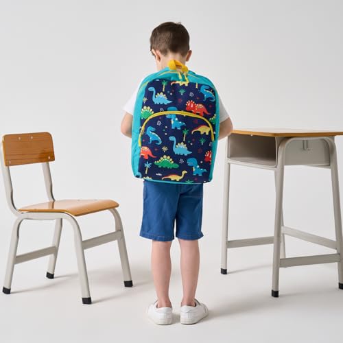 Cokouchyi 3 Pcs Kids Backpack Set with Lunch Box & Pencil Case, Lightweight Preschool Backpack for Boys Age 3-8, Kids Book bag Elementary, Dinosaur - Image 5