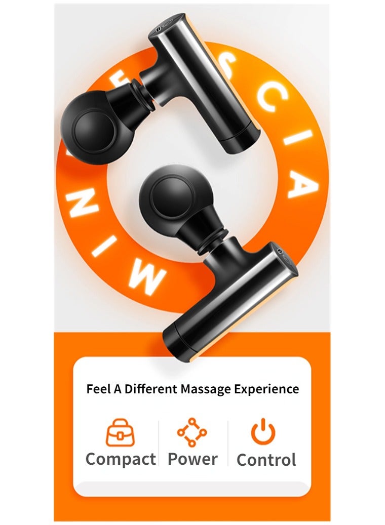 مسدس فآسيا صغير مع منفذ شحن من النوع C مسدس تدليك متعدد الوظائف - Image 2