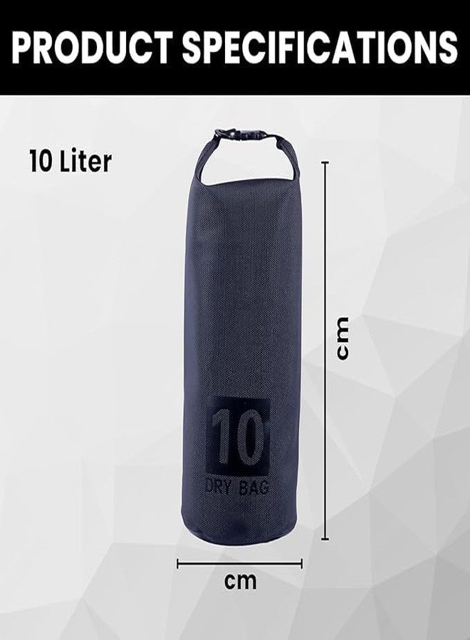 GLOWICK Waterproof Dry Bag Travel, Camping, Kayaking, Hiking, Boating - Ocean Pack Outdoor Gear - Roll Top PVC Camouflage Floating Backpack for Outdoor Adventure Travel Gear (1Pcs) (10L) - Image 4