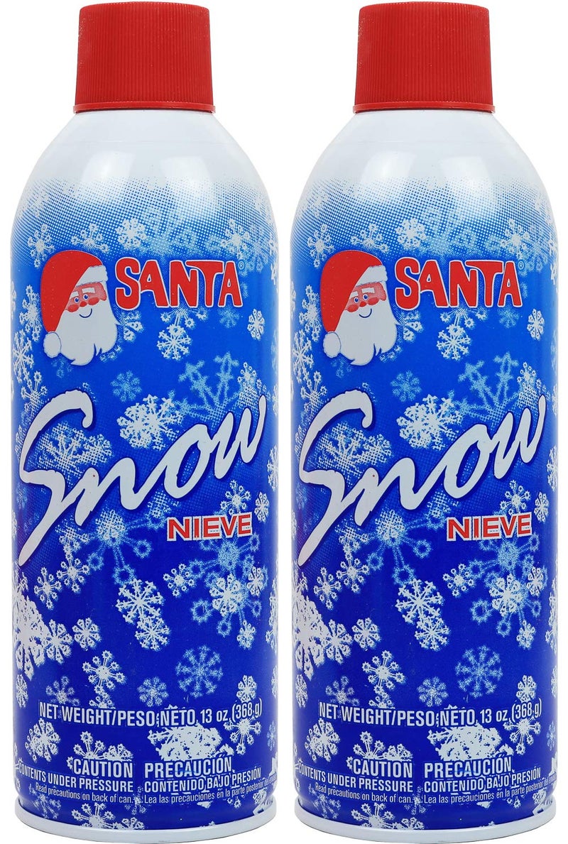 Greenco Snow Spray for Christmas Decoration - Artificial Snow Spray for Christmas Tree, 13 oz - Fake Snow Spray - Christmas Tree Flocking Spray Snow (Pack of 2) - Image 3