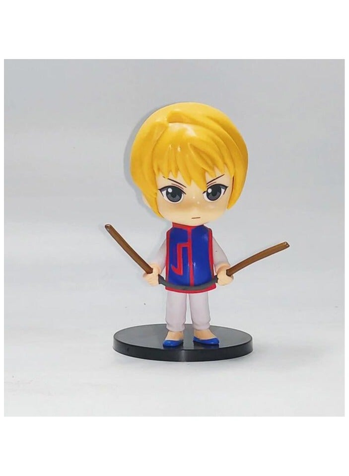 6pc Anime Hunter x Hunter Figure Killua Zoldyck Gon Freecss Action Figure Kurapika Hisoka Kulolo Lushilufelu Figurine Collection - Image 4