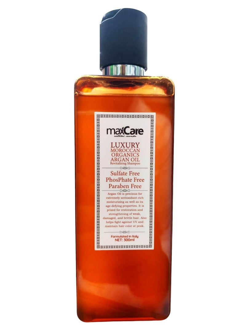 Luxury Moroccan Organics Argan Oil Shampoo 300 ml