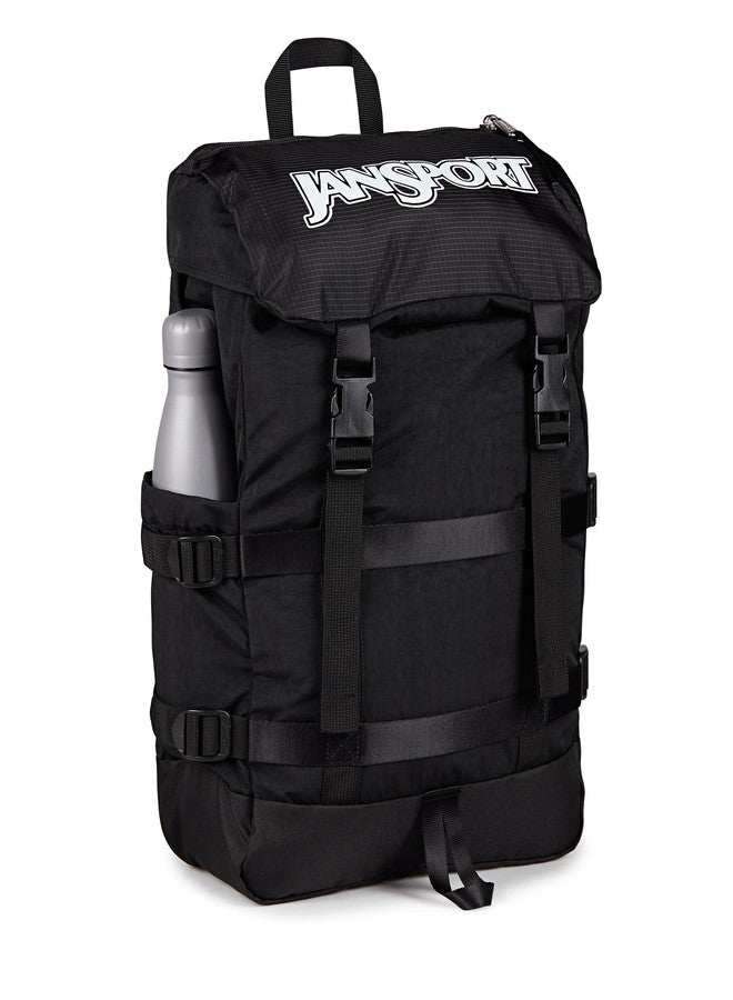 JanSport Skip Pack Backpack - 28L Capacity, Fits 13.5" Laptop, Large Main Compartment, Black, One Size, Skip Pack - Image 2