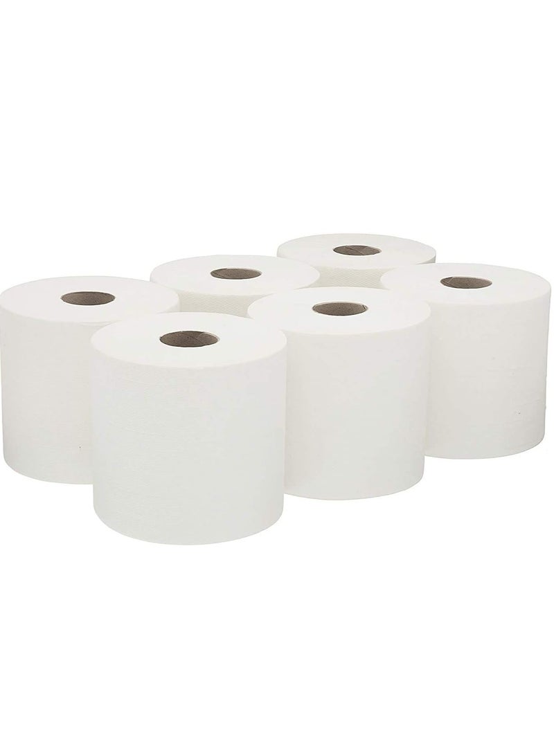 Joud House Hold Tissue 350 Meter Maxi Rolls Pack Of 6 White - Image 2