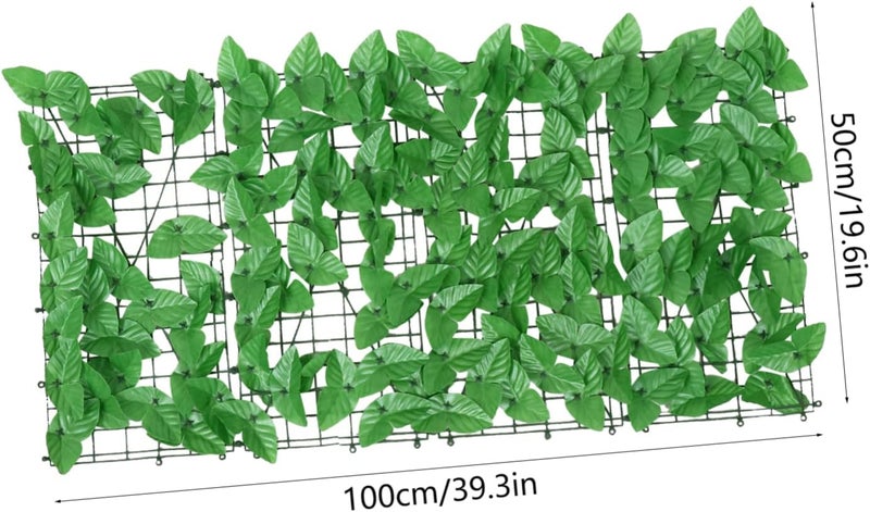 Vosarea 1Pc Artificial Leaf Fence Decorative Guardrail for Garden Ornament Faux Leaf Decorations for Balcony and Outdoor Spaces Lifelike Design for Garden Fence Decoration and Privacy - Image 2