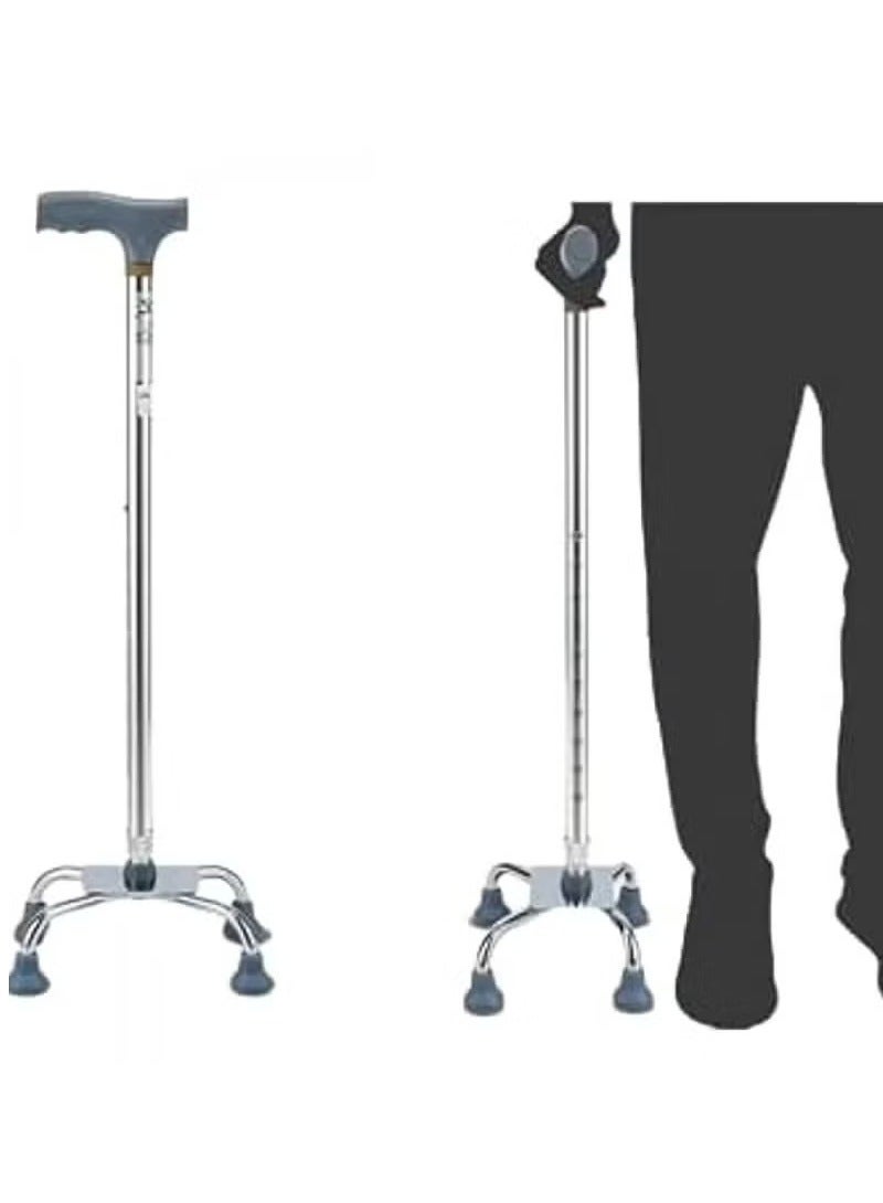Generic A four-legged crutch for the elderly with a comfortable and safe handle  - Image 2