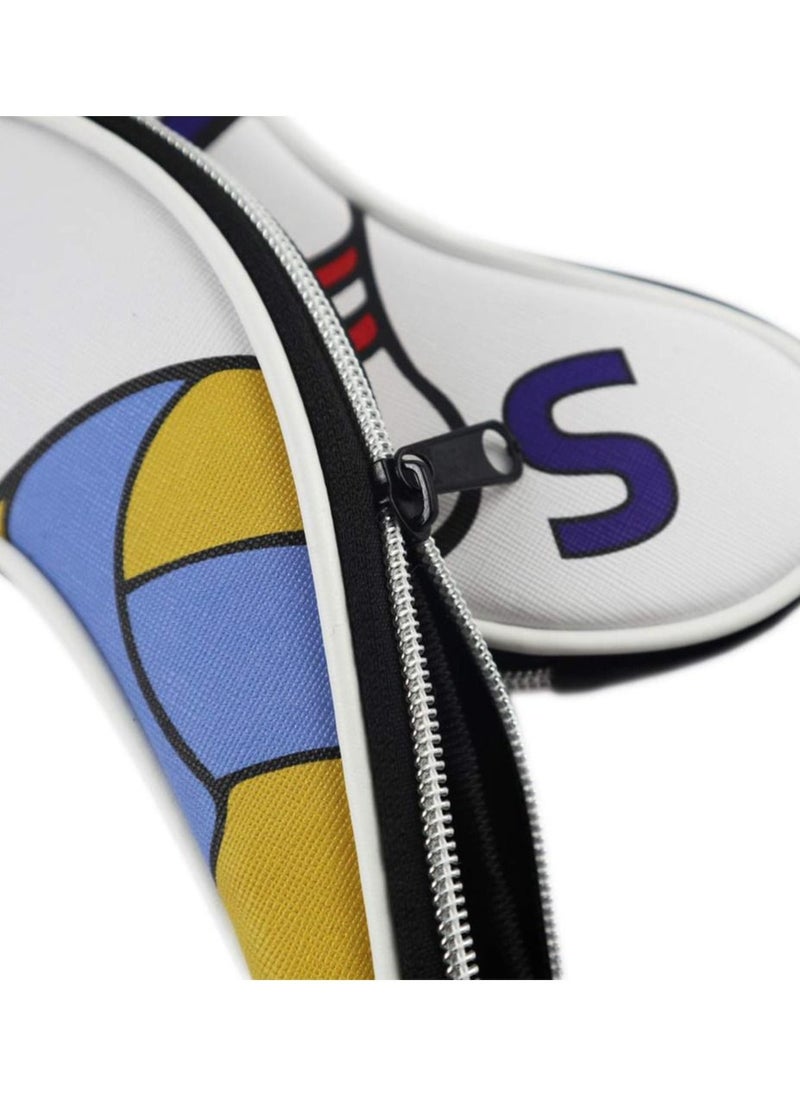Y&D 9Pcs Golf Iron Covers, SYOSI Head Covers Club Handed Zipper Closure Thick Synthetic Leather Fit All Brands  - Image 4