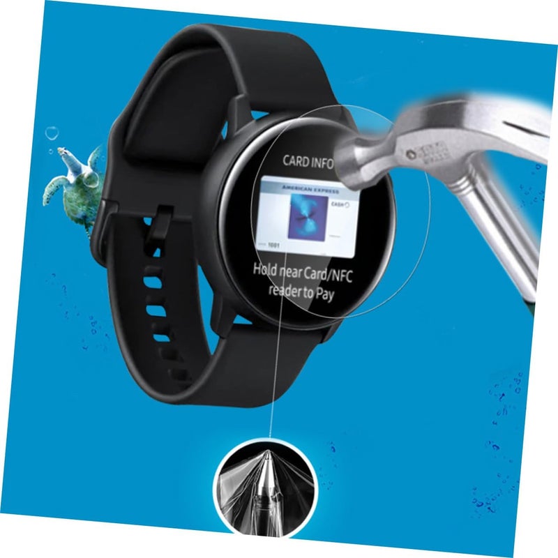 POPETPOP 4pcs Watch Active Screen Film Easy Install Tpu Watch Protector High Transparency - Image 3