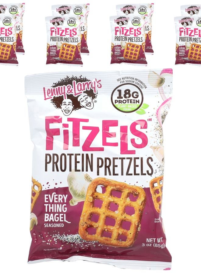 LENNY & LARRY'S فريتزلز™ بريتزل بروتين نكهة كل شيء 8 عبوات 3 أونصات (85 جرام) لكل منها
