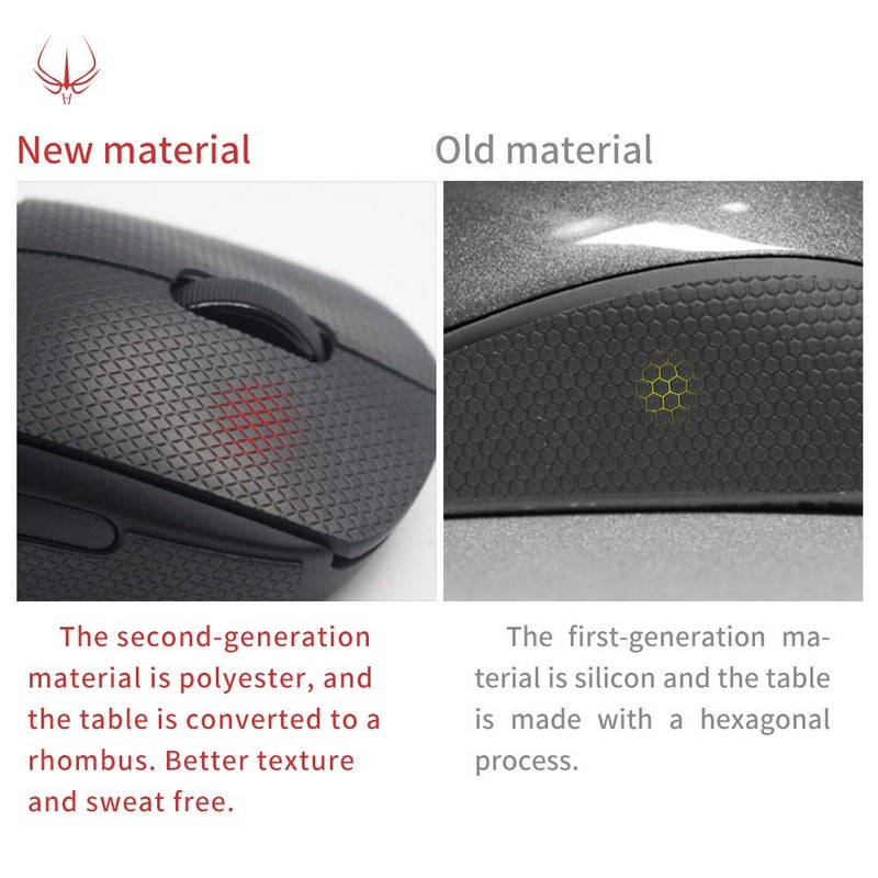 Hotline Games 2.0 Mouse Grip Tape Compatible with Razer Deathadder V2 / Deathadder V2 Pro Gaming Mouse Skins, Anti Slip, Sweat Resistant, Cut to Fit, Easy to Apply, Professional Mice Upgrade - Image 3