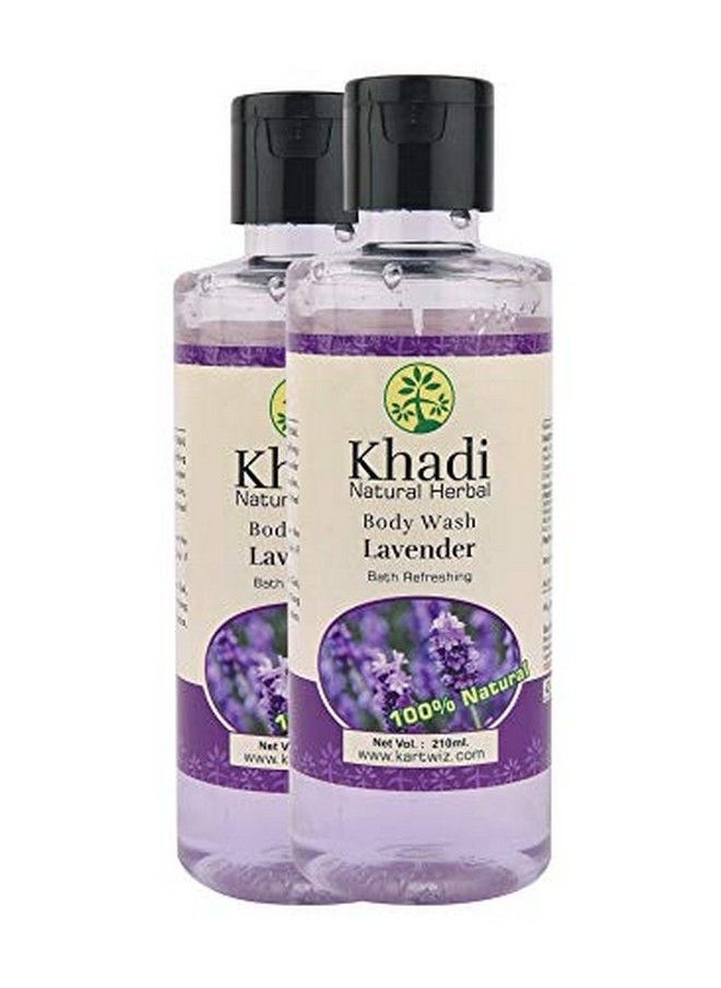 Khadi Natural Herbal Natural Herbal Body Wash (Lavender And Ylang Ylang) 420 Ml  - Image 1