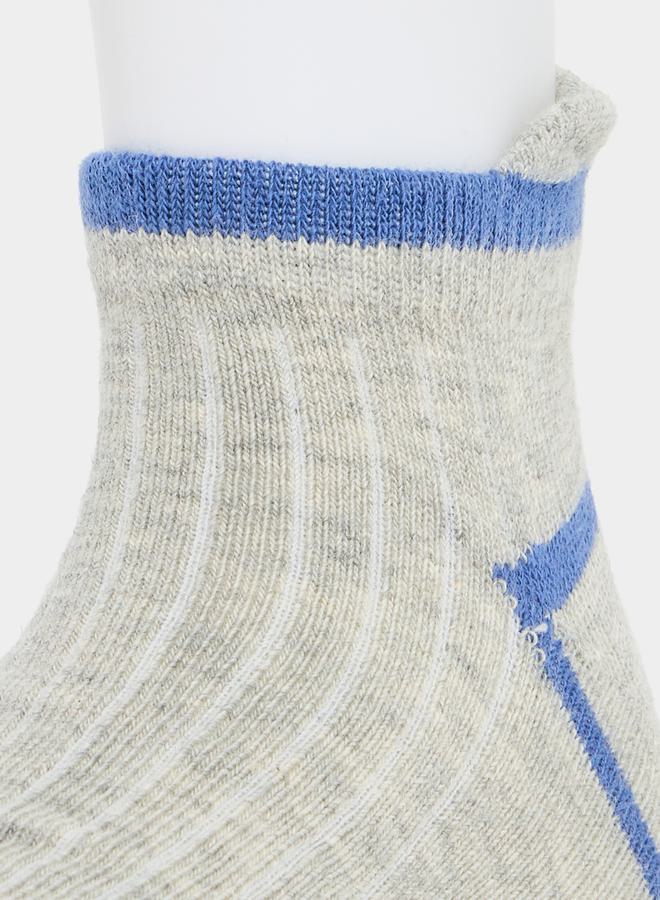 Styli Pack of 5- Striped Ankle Socks  - Image 3