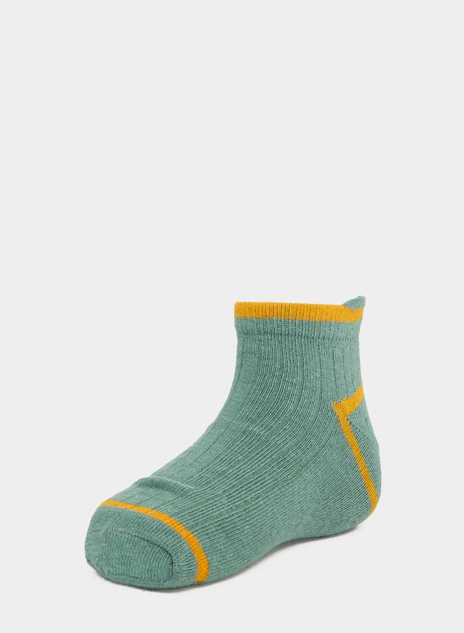 Styli Pack of 5- Striped Ankle Socks  - Image 4