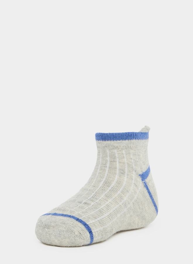 Styli Pack of 5- Striped Ankle Socks  - Image 2