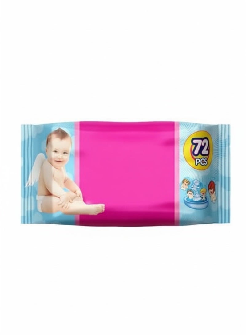 كومباكت مناديل مبللة Ultra Compact Angels – منديل بعبوة اقتصادية عملية 120 قطعه– تنظيف لطيف وآمن للبشرة الحساسة للأطفال والكبار – خالية من الكحول واللانولين بتركيبة مرطبة وانتعاش يدوم - Image 2