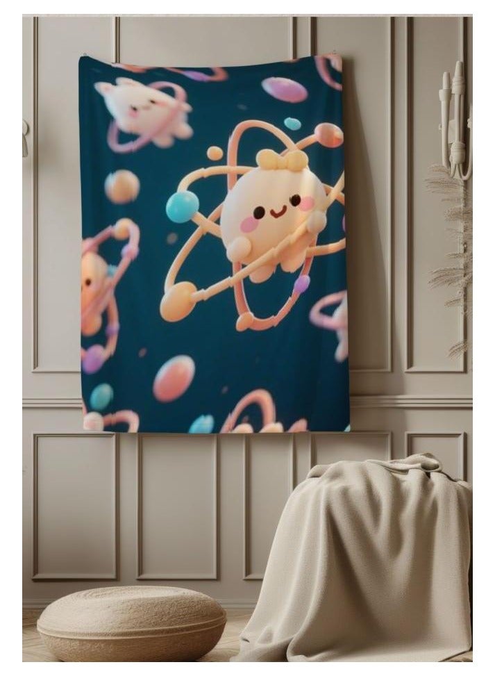 general Flannel thin blanket (warm and comfortable, suitable for sleep, gaming, dust removal and sandproof) 150cm*200cm - 654 - Image 3