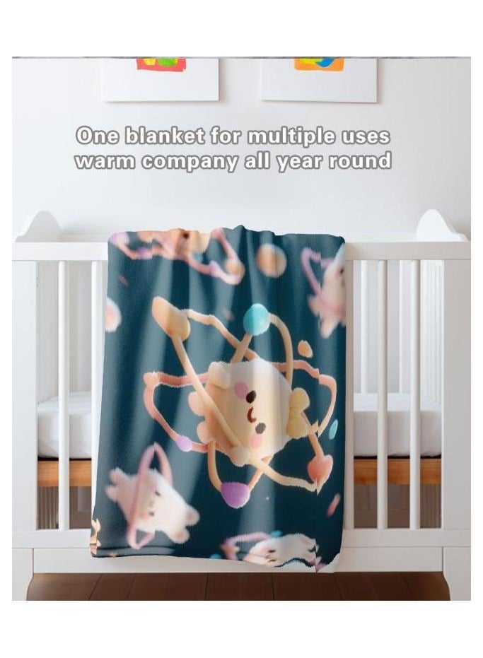 general Flannel thin blanket (warm and comfortable, suitable for sleep, gaming, dust removal and sandproof) 150cm*200cm - 654 - Image 5