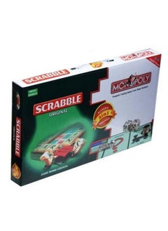 HASBRO - GAMING 2 in 1 Scrabble & Monopoly Board Game | Double the Fun 