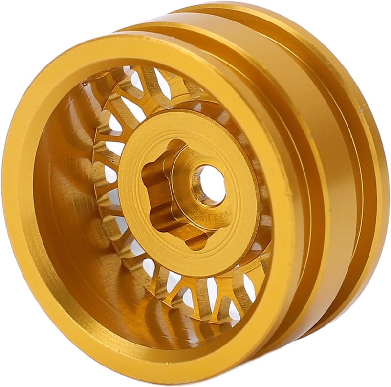 1/24 Wheel Hub, Aluminum Alloy Wheel Hub Easy Disassembly for AXIAL SCX24 Vehicles(Gold) - Image 4