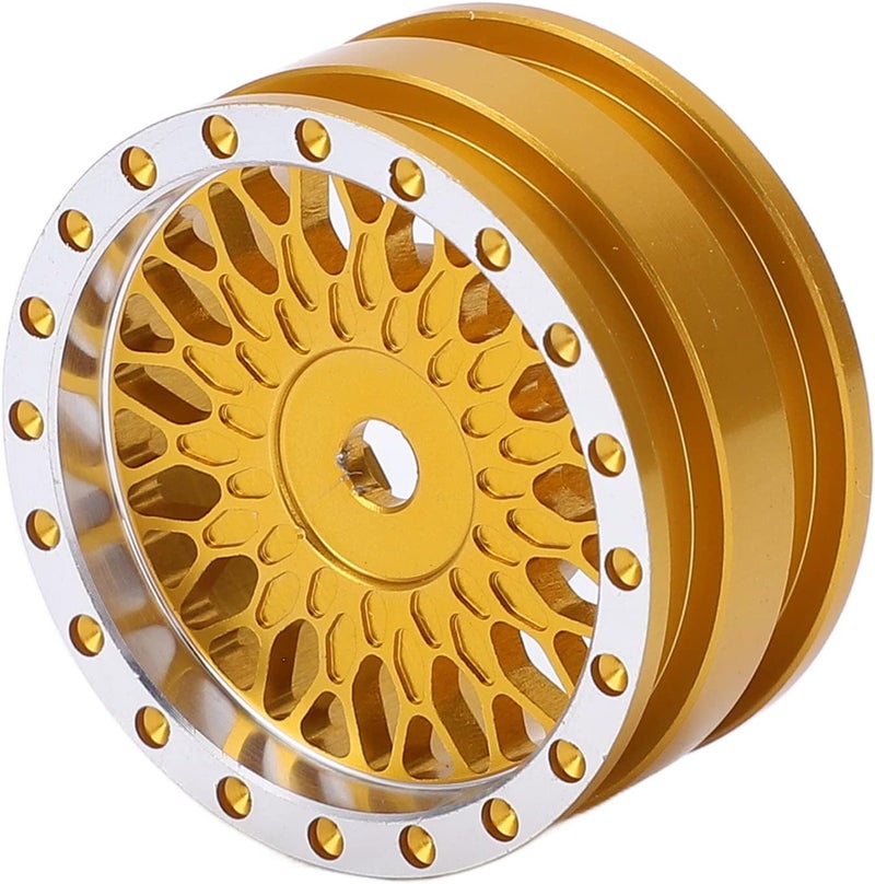 1/24 Wheel Hub, Aluminum Alloy Wheel Hub Easy Disassembly for AXIAL SCX24 Vehicles(Gold) - Image 2