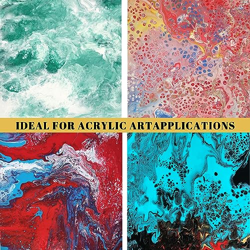 Godora 6 Ounce Art Silicone Pouring Oil for Dramatic Cell Creation, 100% Silicone Acrylic Paint Pouring Oil with Precision Tip for Easy Use, Dramatic Cell Activator for Painting Acrylic, Watercolor - Image 5