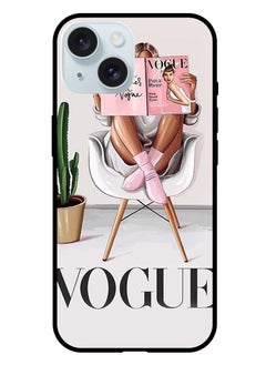 Protective Case Anti Scratch Shock Proof Bumper Cover For iPhone 15 Vogue Art